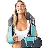 Invospa Masajeador de Cuello y Hombros Básico Shiatsu Masajeador Cervical con 3D Rotación y Función de Calor para…